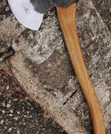 Custom Hand-Forged Wilderness Pack Axe – Heavy-Duty Carbon Steel Camp Hatchet